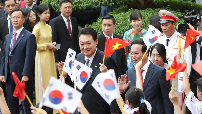 Lễ đón chính thức Tổng thống Hàn Quốc Yoon Suk Yeol