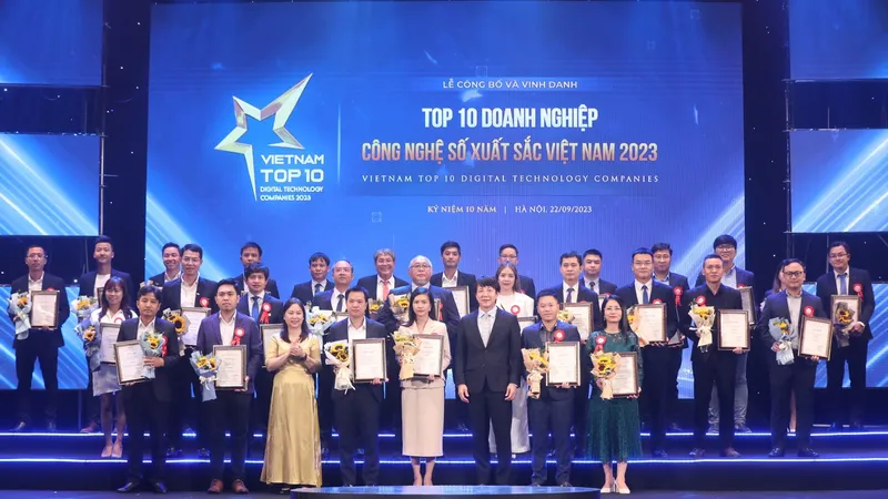 Vinh danh những doanh nghiệp công nghệ số xuất sắc năm 2023