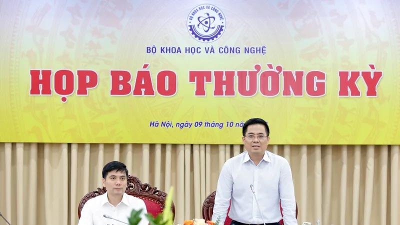 Bộ KH-CN tổ chức họp báo thường kỳ quý 3