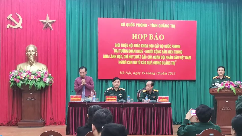 Hội thảo khoa học về Đại tướng Đoàn Khuê