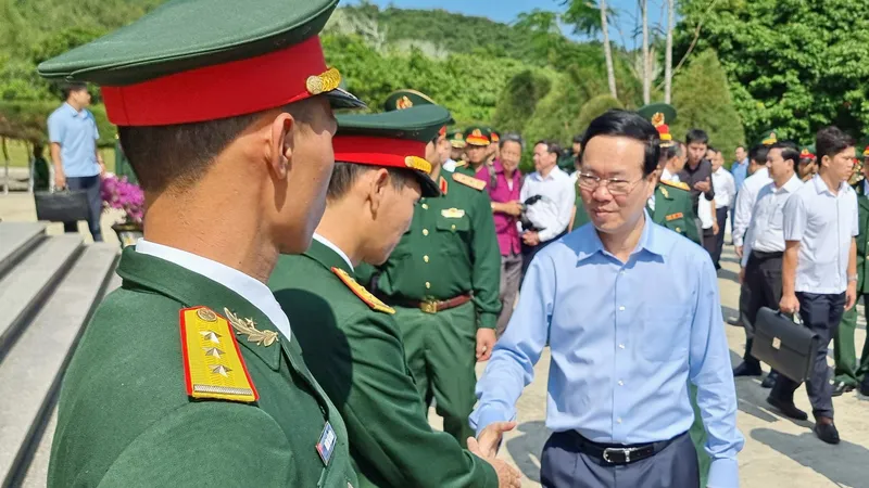 Chủ tịch nước Võ Văn Thưởng thăm huyện đảo Cô Tô