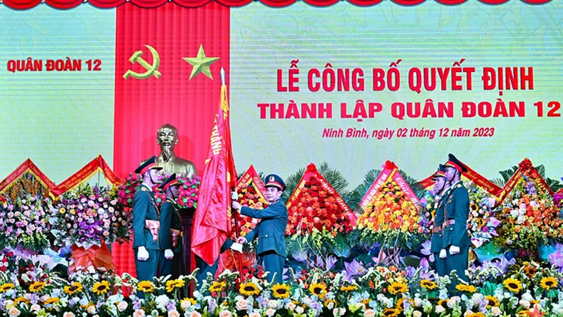 Bộ Quốc phòng công bố quyết định thành lập Quân đoàn 12