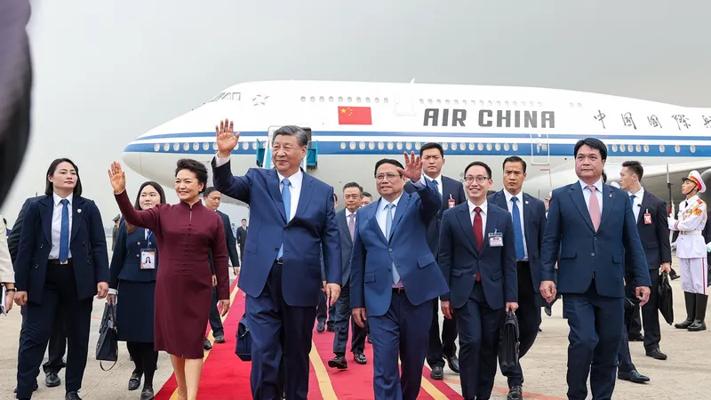 Hình ảnh đầu tiên đón Tổng Bí thư, Chủ tịch nước Trung Quốc Tập Cận Bình