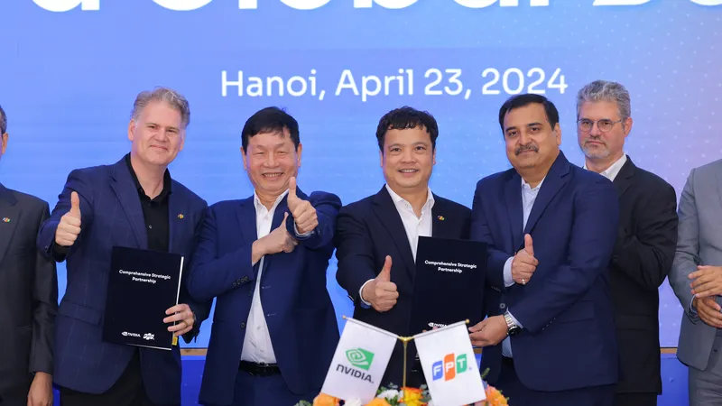 FPT hợp tác toàn diện với NVIDIA, xây dựng nhà máy trí tuệ nhân tạo ở Việt Nam