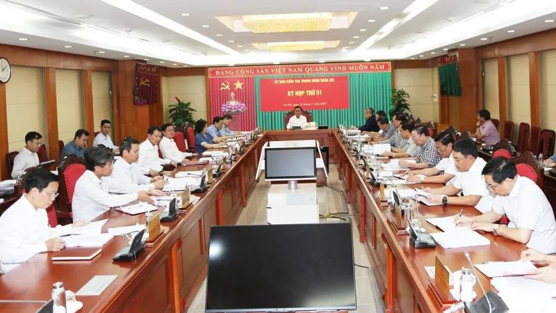 Ủy ban Kiểm tra Trung ương đề nghị kỷ luật nguyên Bí thư Tỉnh ủy tỉnh Vĩnh Phúc 