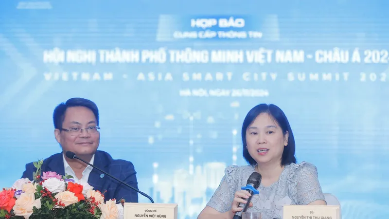 Hội nghị Thành phố thông minh Việt Nam - châu Á 2024 sẽ diễn ra ở Hà Nội