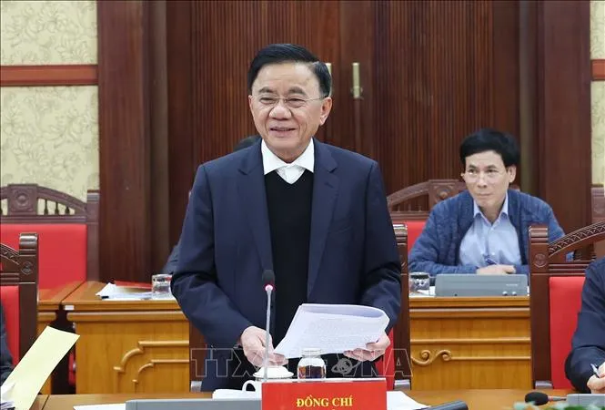 Bộ Chính trị hướng dẫn xây dựng phương án nhân sự cấp ủy cấp tỉnh thuộc diện hợp nhất, sáp nhập và cấp xã thành lập mới