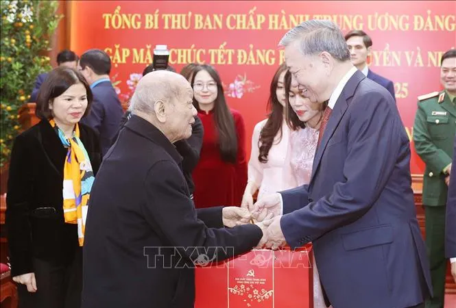 Tổng Bí thư Tô Lâm thăm, làm việc và chúc tết tại Bắc Ninh