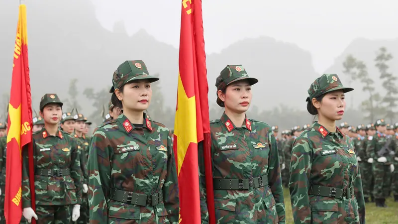 Bộ Quốc phòng hợp luyện các lực lượng tham gia diễu binh, diễu hành
