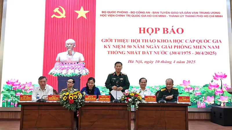 Hội thảo khoa học cấp quốc gia kỷ niệm 50 năm Ngày Giải phóng miền Nam, thống nhất đất nước
