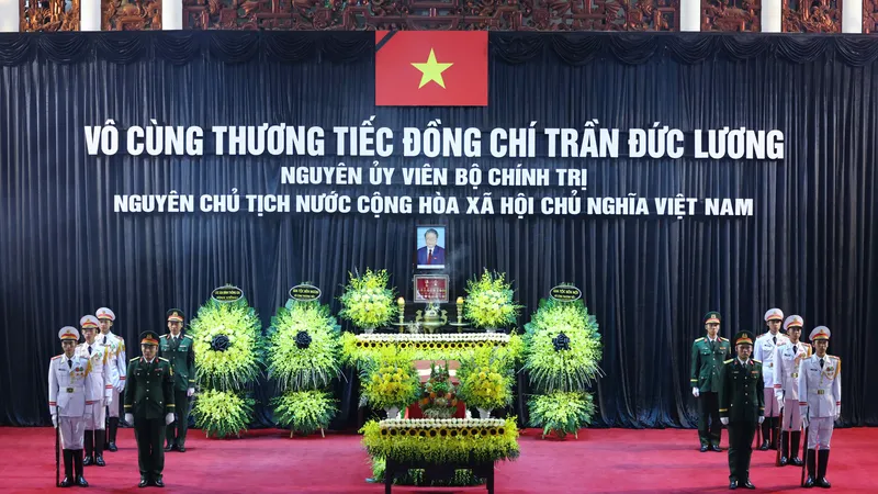 Cử hành trọng thể Lễ Quốc tang nguyên Chủ tịch nước Trần Đức Lương