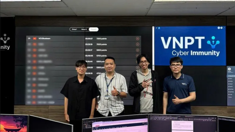 VNPT đạt tốp 3 tại giải đấu an ninh mạng thế giới