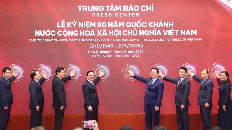 Khai trương Trung tâm Báo chí Lễ kỷ niệm 80 năm Quốc khánh 2-9