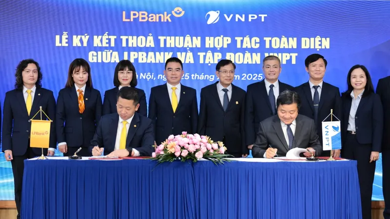 VNPT và LPBank hợp tác toàn diện, thúc đẩy chuyển đổi số và phát triển bền vững