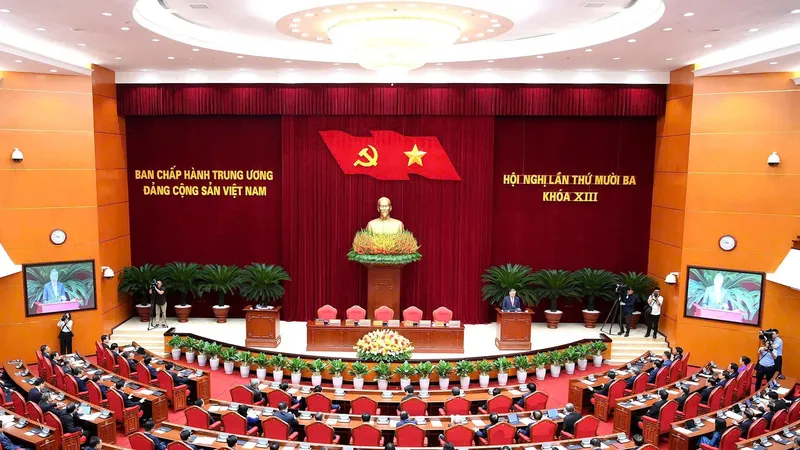  Quang cảnh phiên bế mạc hội nghị. Ảnh: VIẾT CHUNG 