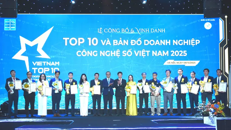 Vinh danh 169 doanh nghiệp công nghệ số Việt Nam 2025