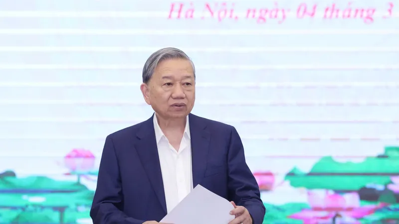 Tổng Bí thư Tô Lâm: Công tác chính trị, tư tưởng phải thực sự đi trước một bước, mở đường