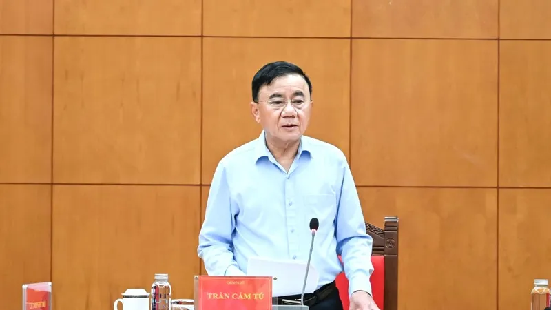 Đồng chí Trần Cẩm Tú, Ủy viên Bộ Chính trị, Thường trực Ban Bí thư