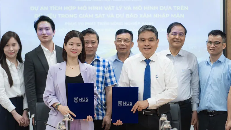 Quỹ VinFuture tham gia dự án “lá chắn số” chống xâm nhập mặn tại đồng bằng sông Hồng