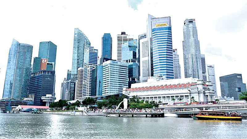  Một góc thành phố Singapore