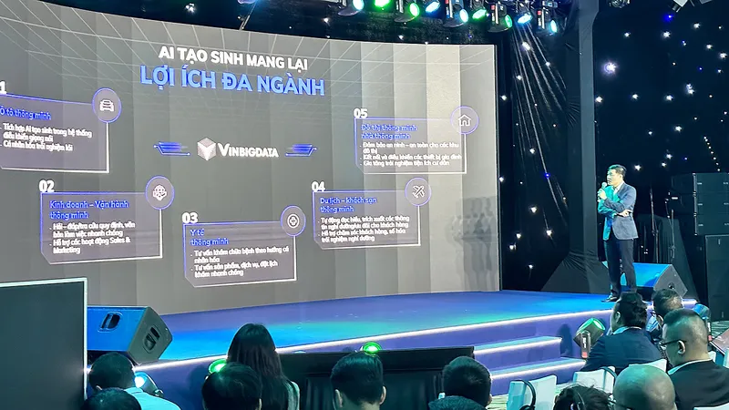 Giáo sư Vũ Hà Văn, Giám đốc Khoa học, Công ty VinBigdata giới thiệu về AI tạo sinh 