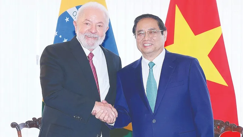 Việt Nam và Brazil phấn đấu tăng kim ngạch song phương lên 15 tỷ USD 