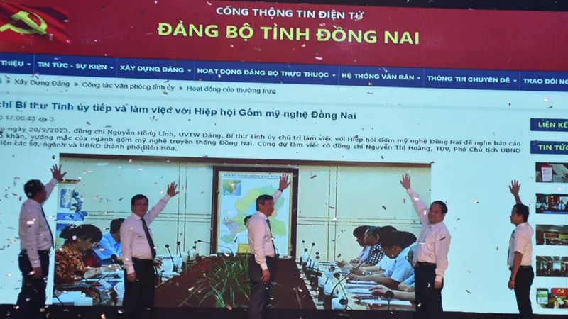 Đồng Nai ra mắt Cổng thông tin Đảng bộ tỉnh 