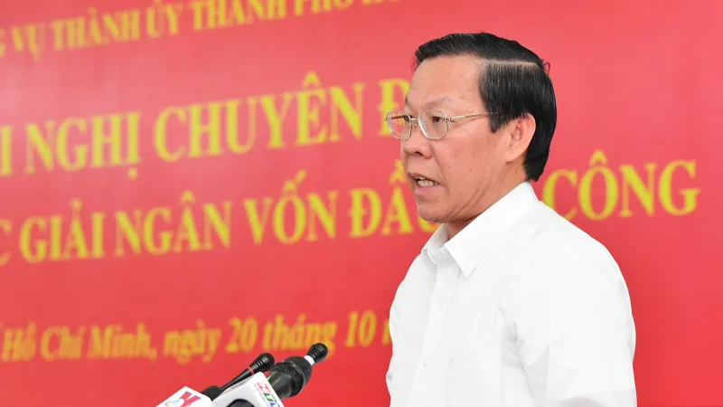 Chủ tịch UBND TPHCM Phan Văn Mãi: Giải ngân đầu tư công không được thấp hơn 80%