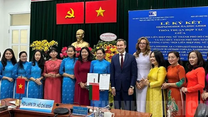 Phụ nữ TPHCM và TP Minsk hợp tác cùng phát triển