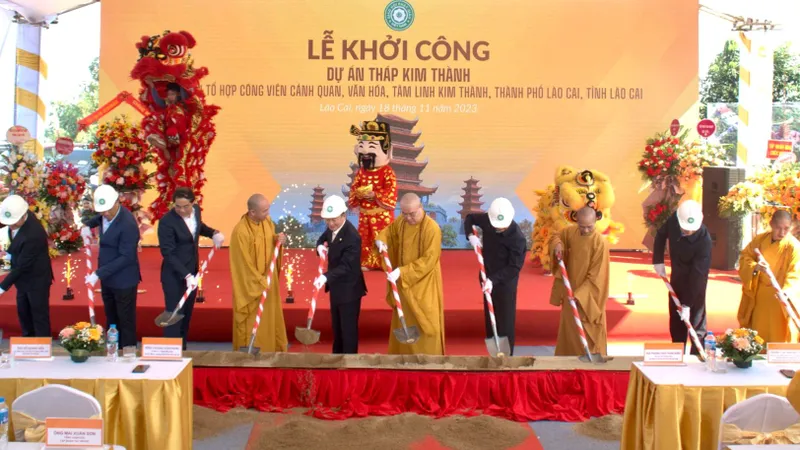 Khởi công xây dựng dự án Tháp Kim Thành tại Lào Cai