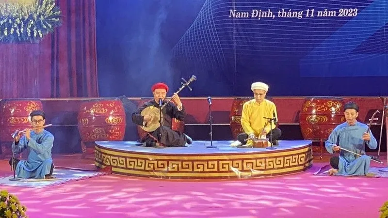 Chương trình biểu diễn của các cung văn tại hội nghị