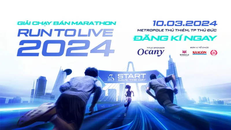 Ocany - Nhà tài trợ chính của Giải chạy Run To Live 2024 