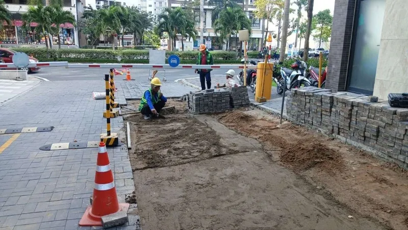 Chủ đầu tư Mizuki Park khắc phục sụt lún cục bộ tại block MP1-2