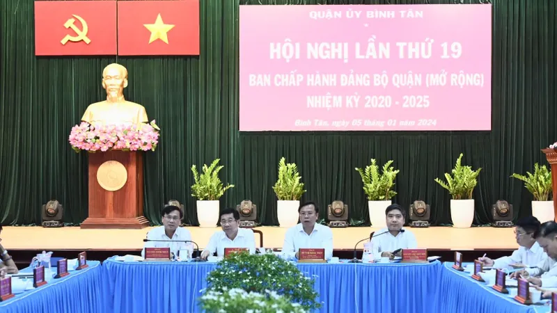 Quận Bình Tân giải ngân đầu tư công đạt 100% chỉ tiêu 