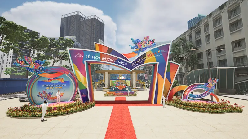 Lễ hội Đường sách Tết Giáp Thìn 2024 trở lại với chủ đề “Xuân yêu thương - Tết sum vầy” 