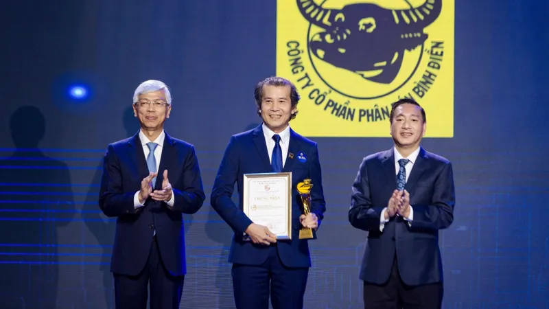 Bình Điền lần thứ 2 đạt Thương hiệu Vàng TPHCM