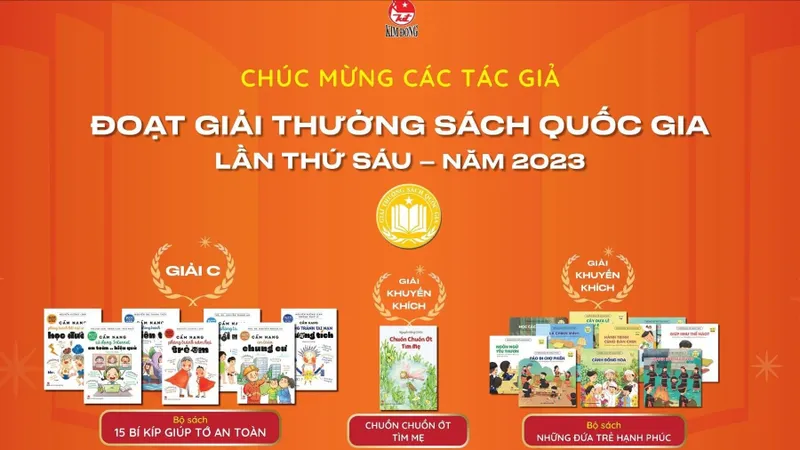 15 ấn phẩm được vinh danh, trao giải năm 2023 của NXB Kim Đồng