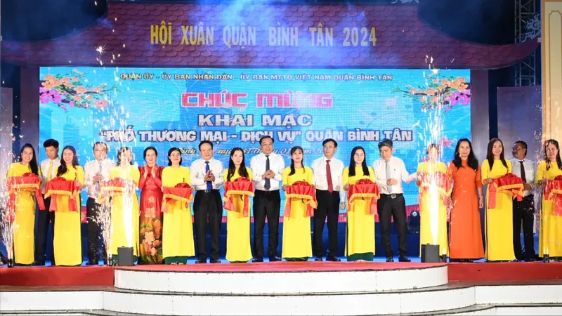 Quận Bình Tân ra mắt "Phố Thương mại - Dịch vụ" đầu tiên