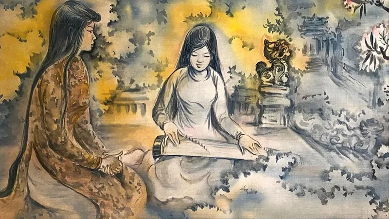 Triển lãm tranh của cố họa sĩ Tú Duyên