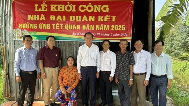 Công ty XSKT Đồng Tháp tài trợ 1 tỷ đồng xây nhà “Đại đoàn kết” cho hộ nghèo