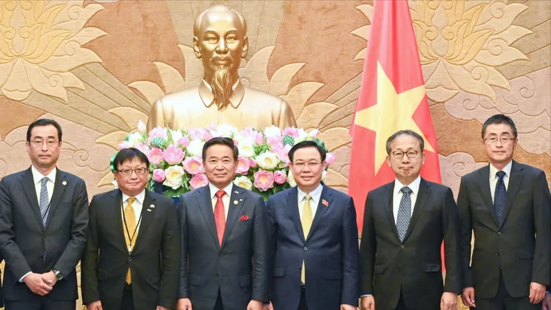 Chủ tịch Quốc hội tiếp Đoàn đại biểu Liên đoàn các tổ chức kinh tế Nhật Bản 
