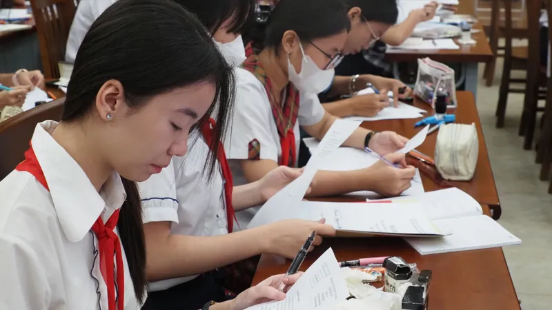 Học sinh trải nghiệm mới về trí tuệ nhân tạo thông qua lĩnh vực nghệ thuật 