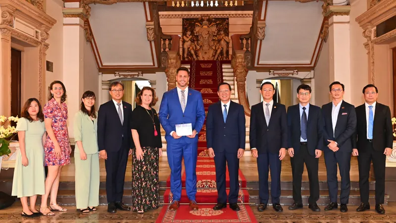 Lãnh đạo TPHCM làm việc với Đoàn lãnh đạo EuroCham 