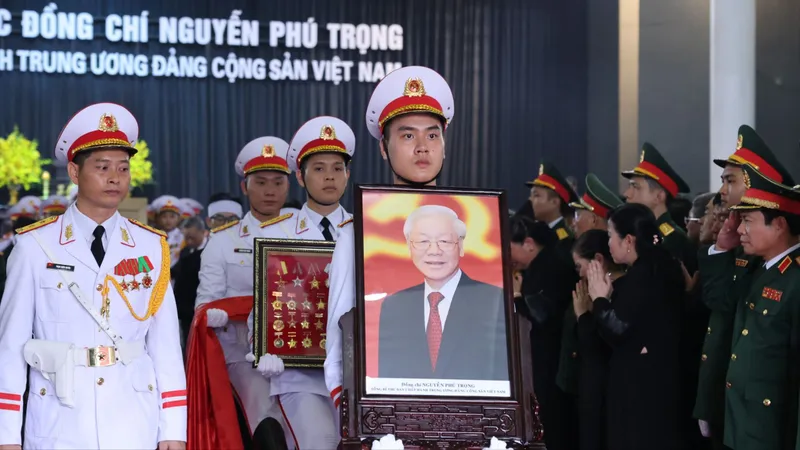 Lời cảm ơn của Ban Lễ tang Nhà nước và gia đình Tổng Bí thư Nguyễn Phú Trọng