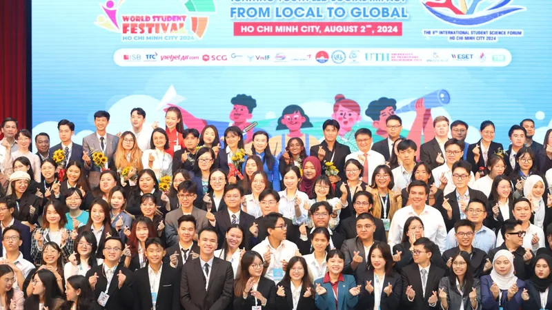 Gần 200 sinh viên ưu tú tham gia Liên hoan sinh viên thế giới tại TPHCM lần thứ 1 năm 2024