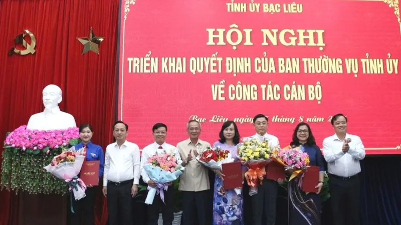 Bạc Liêu điều động, bổ nhiệm nhiều cán bộ 