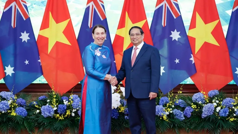 Thủ tướng Chính phủ Phạm Minh Chính tiếp Chủ tịch Thượng viện Australia Sue Lines