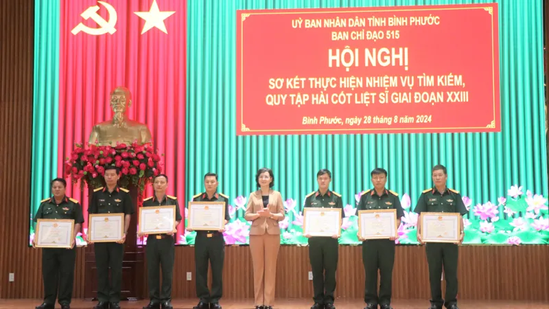 Mùa khô 2023-2024, tỉnh Bình Phước quy tập 147 hài cốt liệt sĩ hy sinh ở Campuchia 