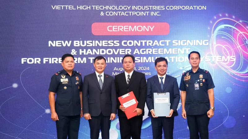 Viettel cung cấp hệ thống mô phỏng huấn luyện bắn súng cho thị trường Philippines