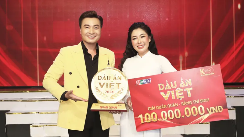 Ca sĩ Thiên Phú trở thành Quán quân “Dấu ấn Việt” mùa đầu tiên
